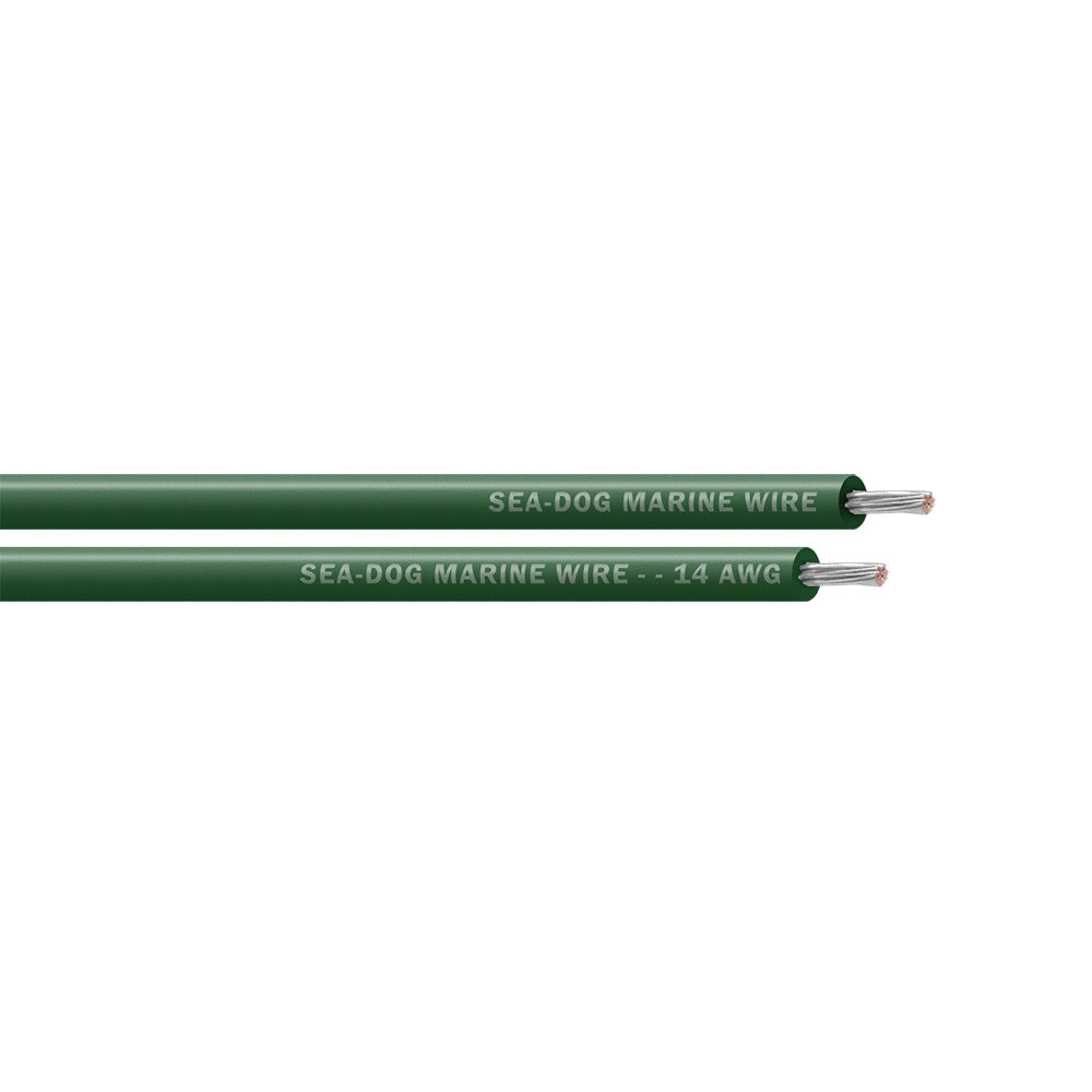 SeaDog 14 AWG Green Primary Wire 25 8014040